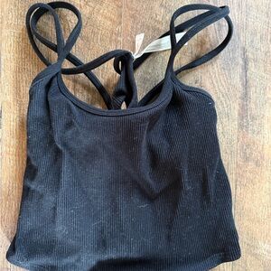 FP Movement by Free People Black Sports Bra Strap